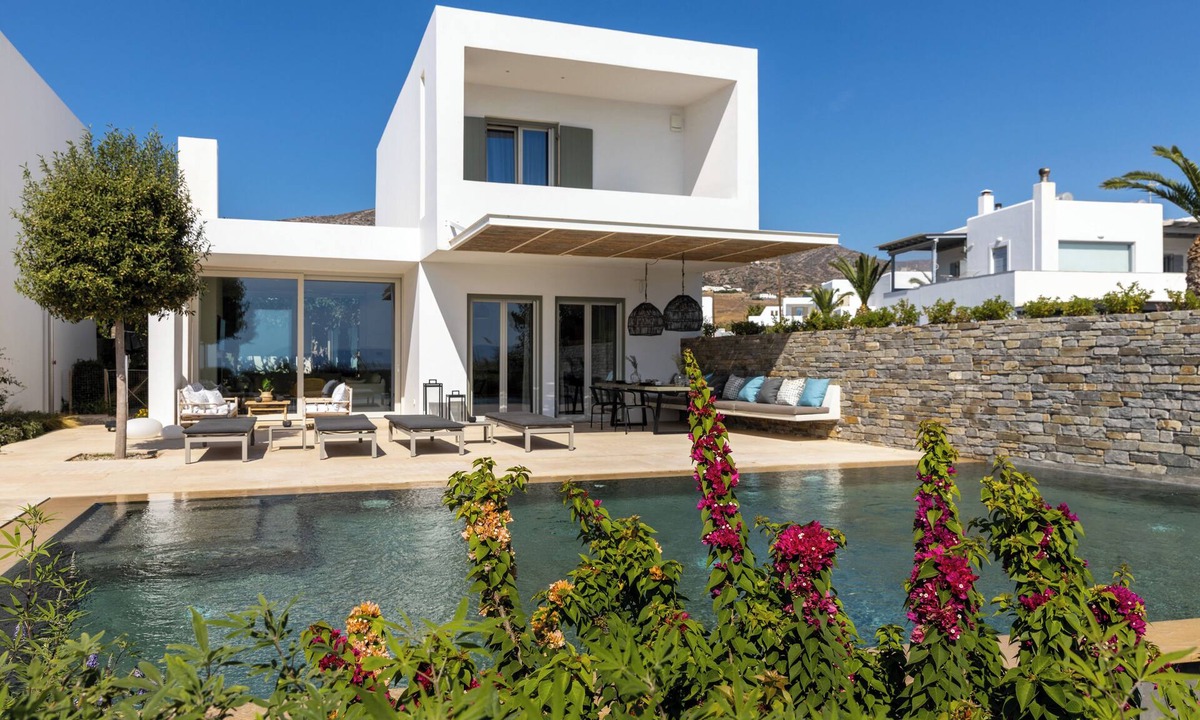 Drios Villa | Aequora Villa I - Beachfront, 5 min away from the Golden Beach, Infinity Pool