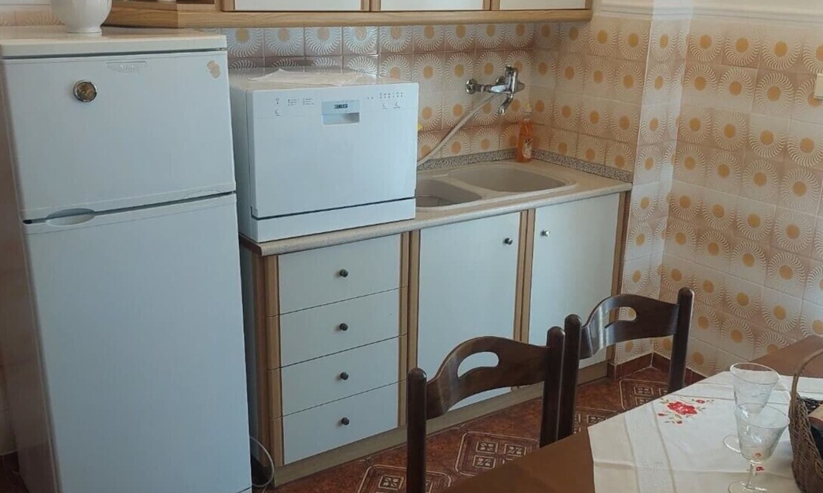 Kassandra Apartment | Apartment 'Marina's Houses - Garden Studio 8' with Sea View, Wi-Fi and Air Conditioning