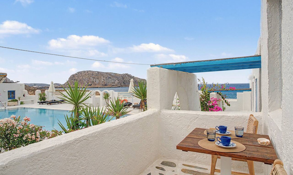 Arkasa Apartment | Apartment 'Pool Suite 2' with Shared Pool and Balcony