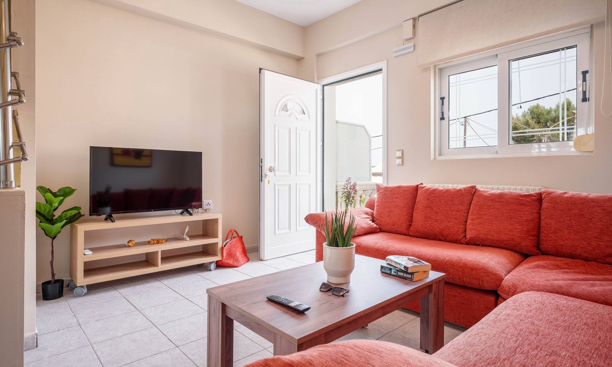 Skala Apartment | Apartment 'Solomos' with Sea View, Wi-Fi and Air Conditioning