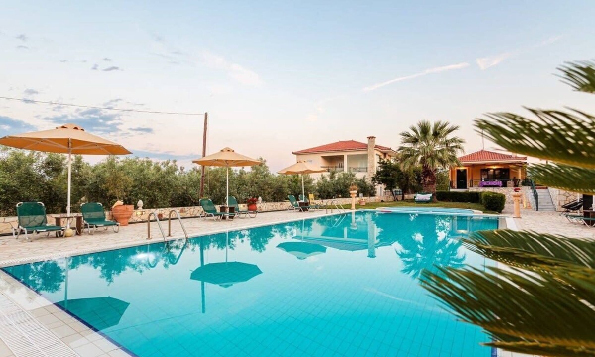 Paralio Astros House | Astros Idyllic Retreat - Dukes Poolside Home