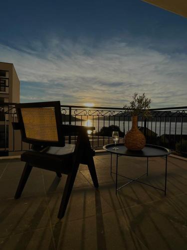 Kumbor Apartment | Azure Horizons - Seaside Retreat with Sea View
