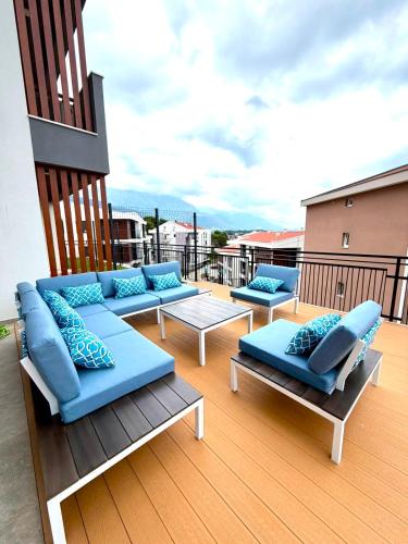 Mrcevac Apartment | Azure Terrace Residence in Tivat with Sea View