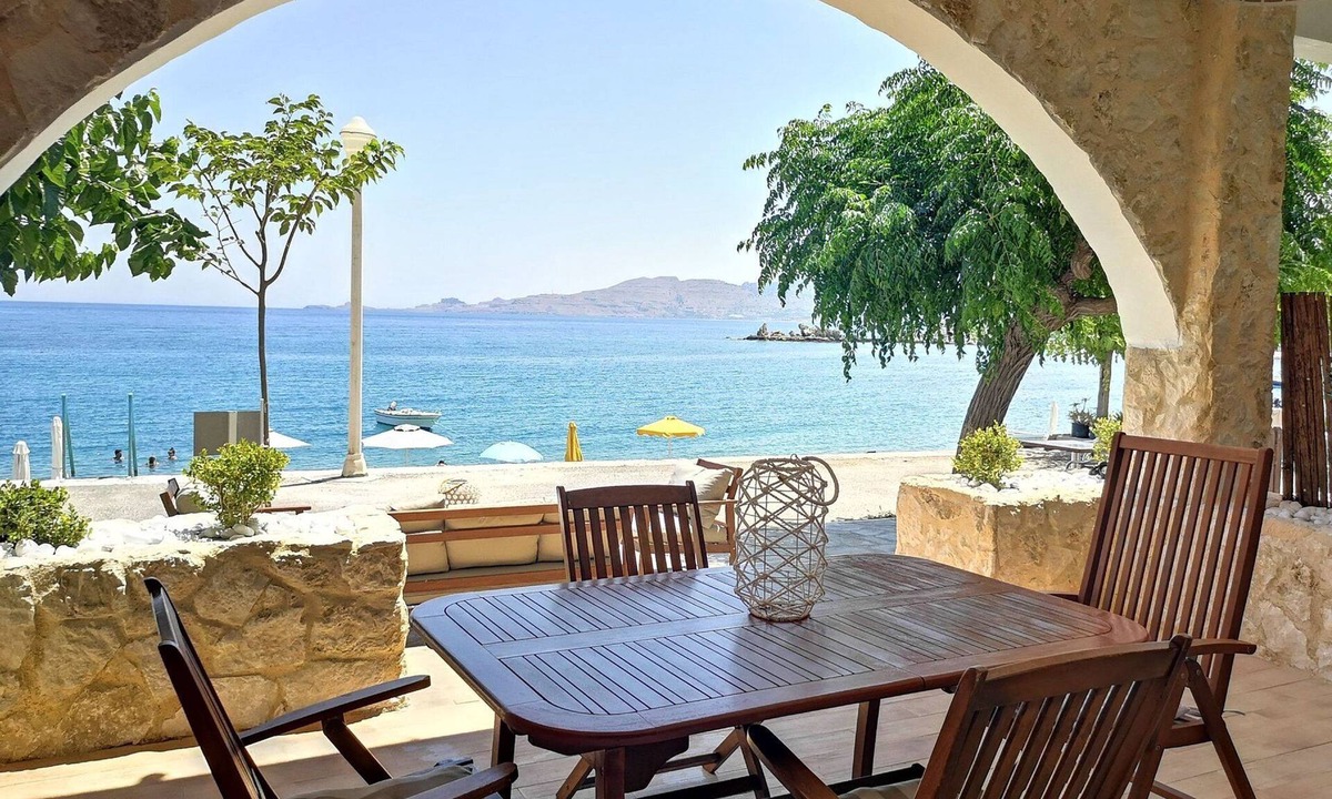 Haraki Villa | Beachfront Rhodes Villa | Relax Seaside House | 4 Bedrooms | Panoramic Sea.