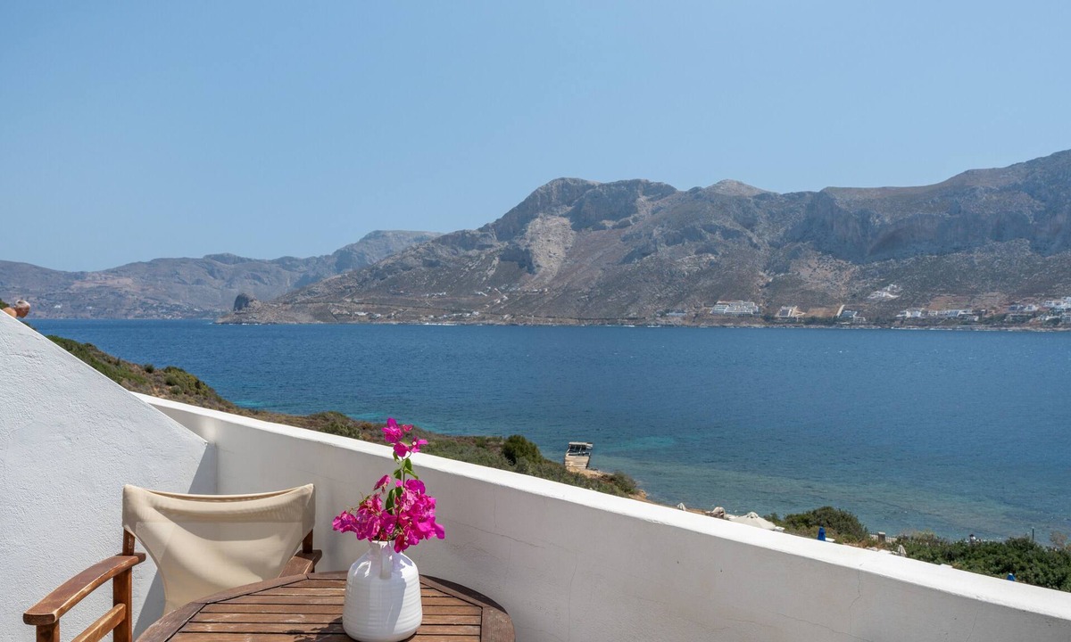 Telendos Bed & Breakfast | Bed and Breakfast 'Room No 5' with Sea View, Wi-Fi and Air Conditioning
