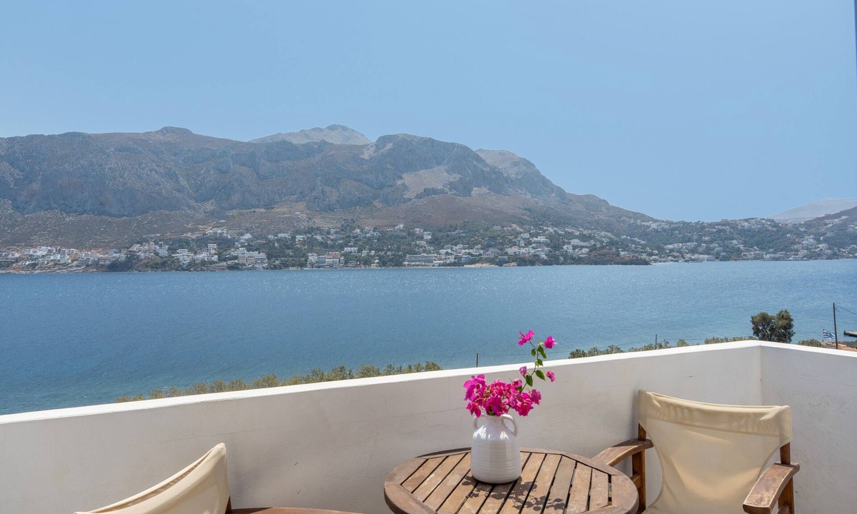 Telendos Bed & Breakfast | Bed and Breakfast 'Room No 6' with Sea View, Wi-Fi and Air Conditioning