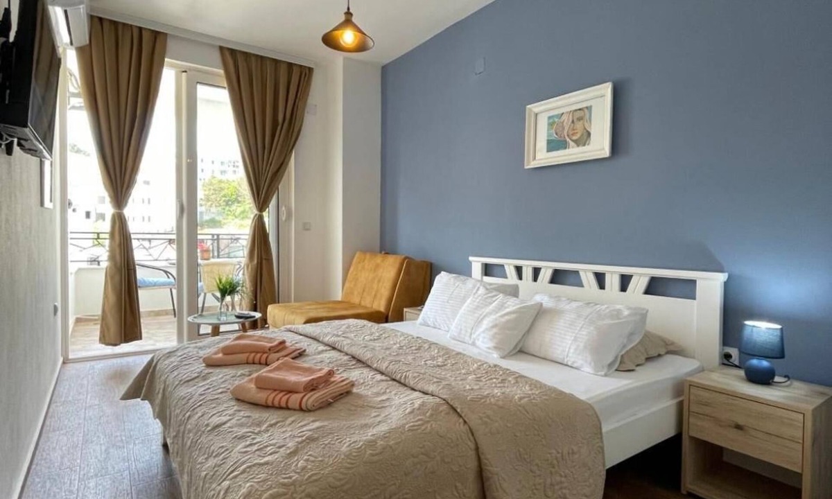 Ulcinj Apartment | Blue Studio with Sea view