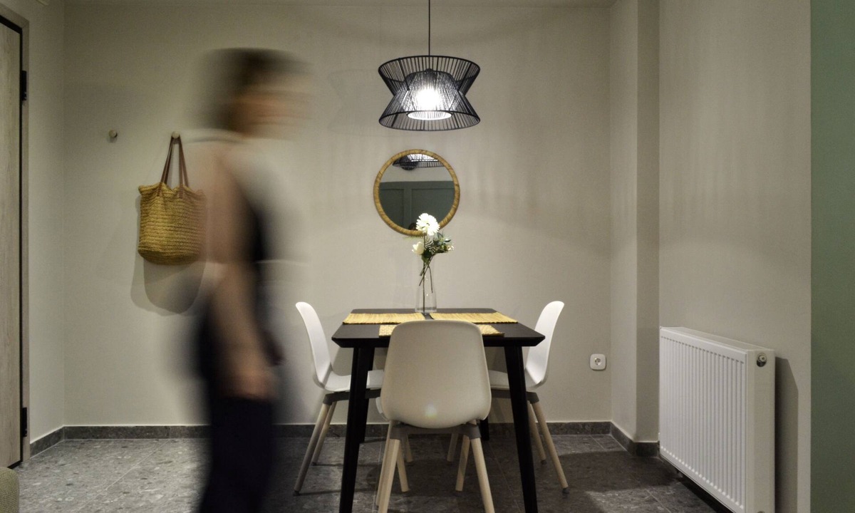 Karditsa Apartment | Charming apartment in welcoming Karditsa with cool AC breeze