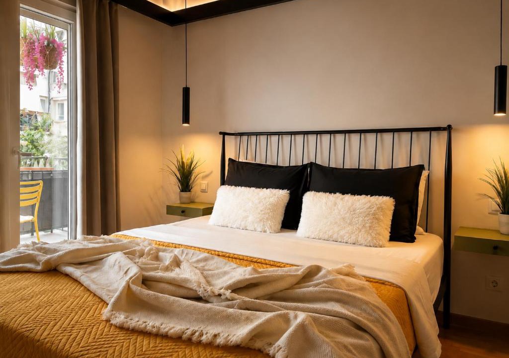 Agios Panteleimonas Apartment | Chic Athens Suite Modern & Central