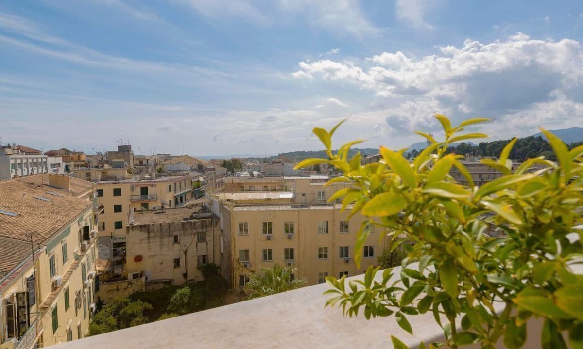 Corfu Town Apartment | Corfu City View Loft - a loft with incredibly views in the historical centre