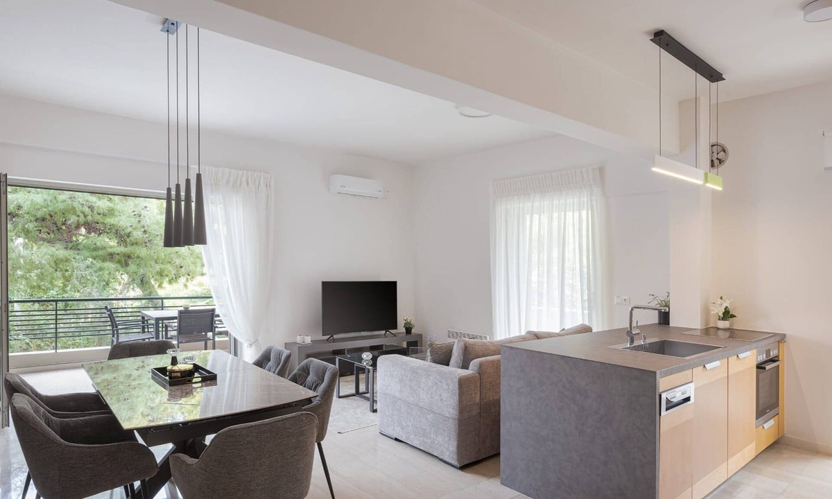 Vouliagmeni Villa | Dazzling Athens Apartment | Modern Zen Apartment | 1 Bedroom | Private Balcony.