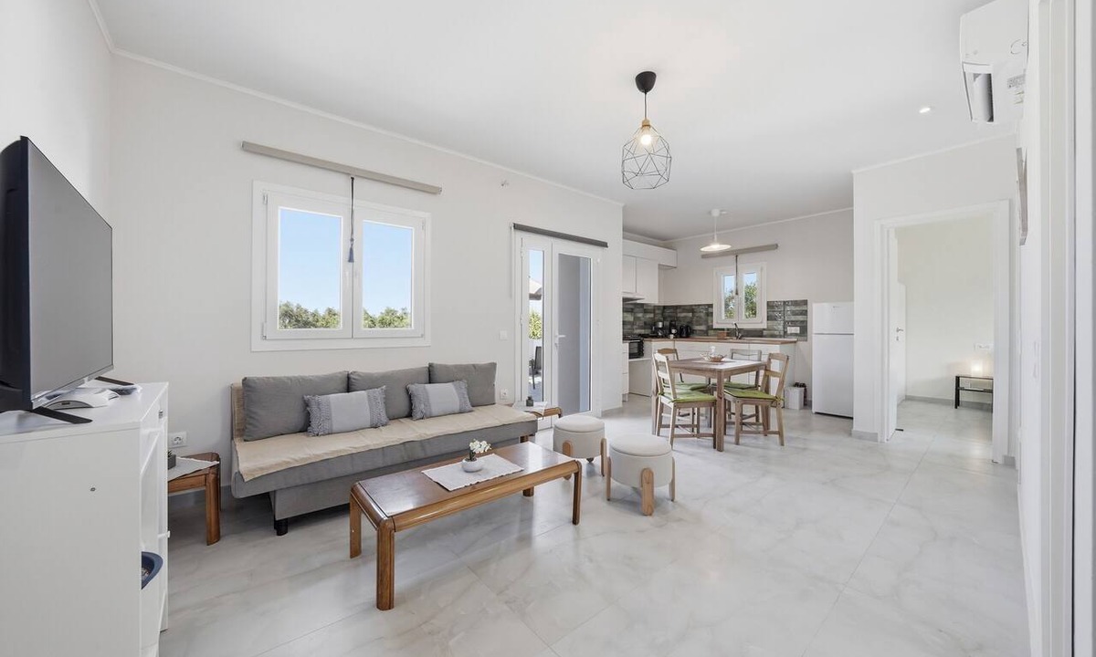 Linia Apartment | Elaia Pearl Apartment with Sea, Dune & Lake Views, Wi-Fi and Air Conditioning