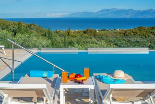 Petaleia Villa | Family Villa Portes with panoramic view!