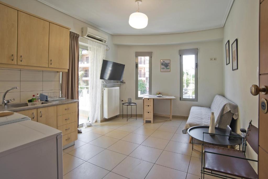 Chaidari Apartment | Filoxenia Modern Apt with Balcony near Athens Ctr