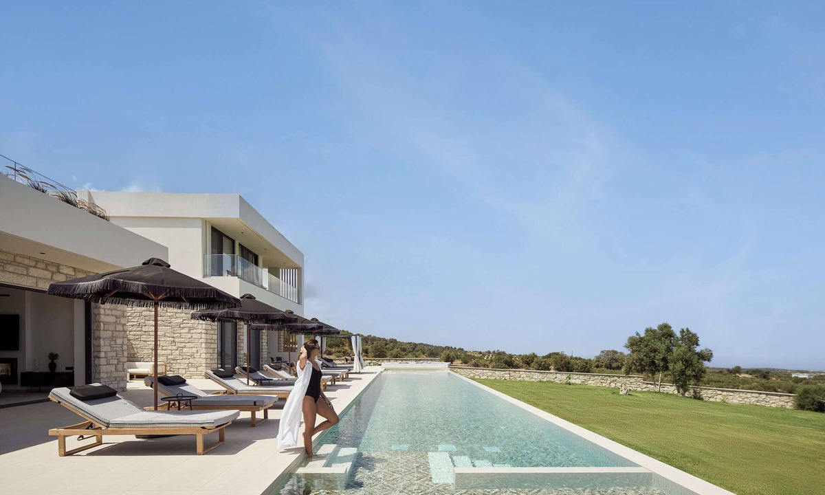 Asteri Villa | Gavras Exclusive Villa I, 2 Pools, Gym & SeaViews