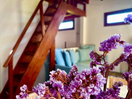 Pyrgos Apartment | Genari Beach Apartments Garden View House with Partial Sea View