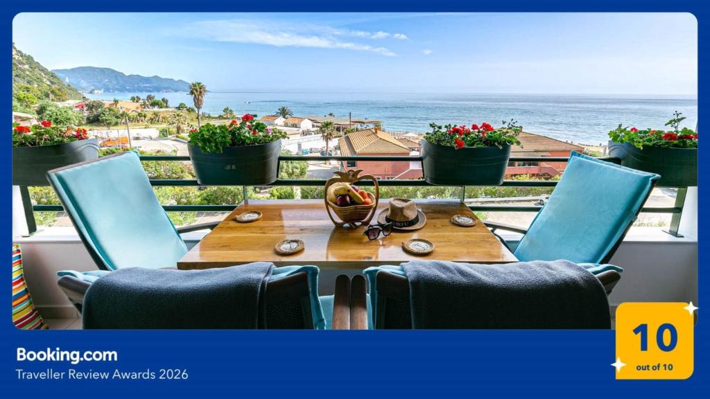 Glyfada Apartment | Glyfada Corfu Sea blue 137