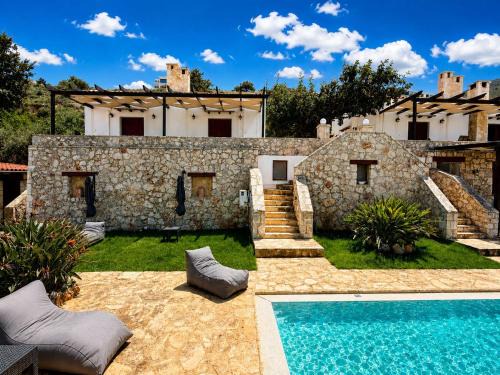 Kokkinon Khorion House | Hidden Oasis Amazing Seaview- Anameni 1BD 1BA 4PL