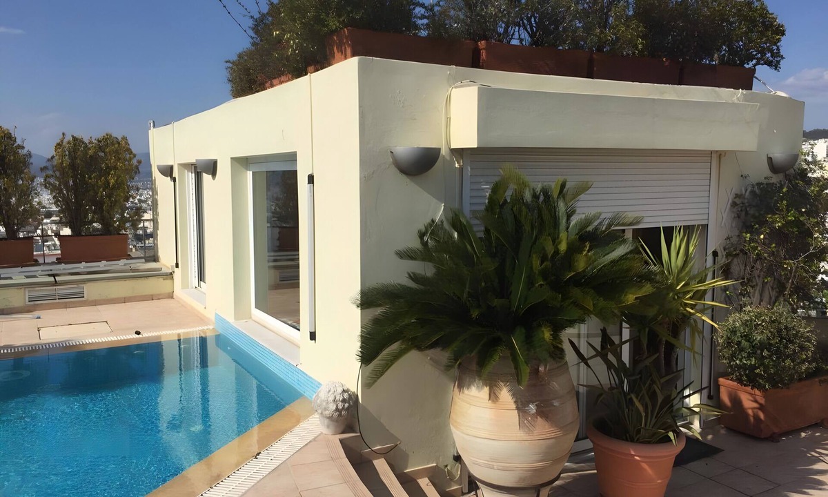 Exarhia Apartment | Luxury Penthouse with Private Pool, Terrace, and Stunning Views