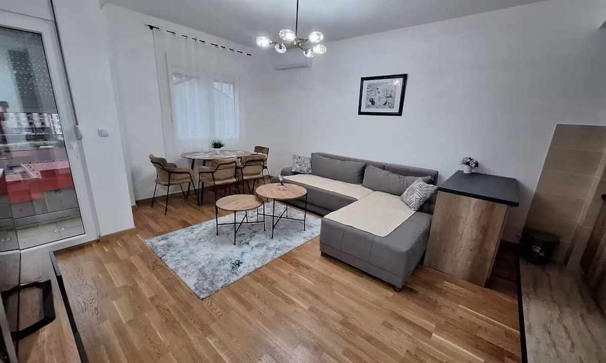 Podgorica Apartment | Modern 1 bedroom - Free Street Parking - Self Check In - AC