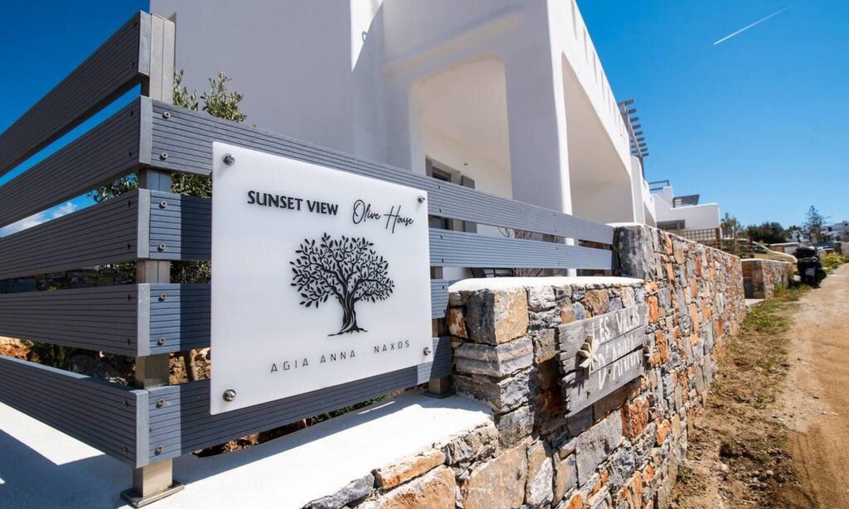 Agia Anna Apartment | Naxos Agia Anna, Sunset View, Olive House