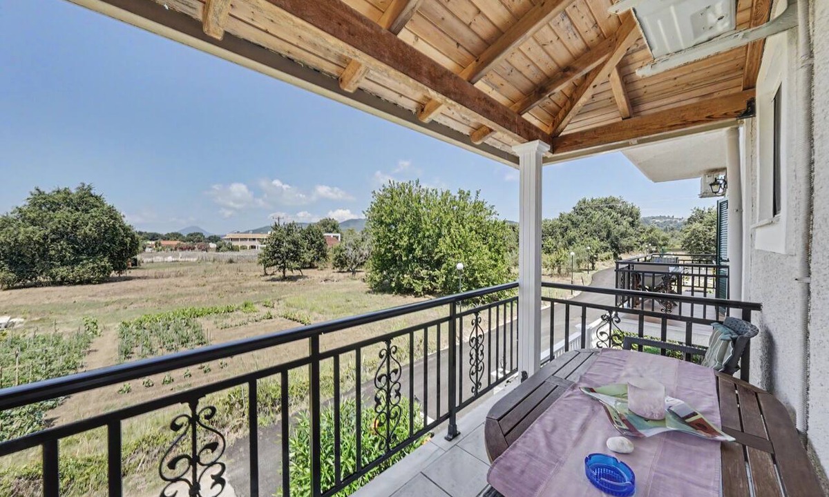 Ag. Georgios Apartment | 'Nefeli Apartment 1st Floor' with Sea View, Garden & Wi-Fi