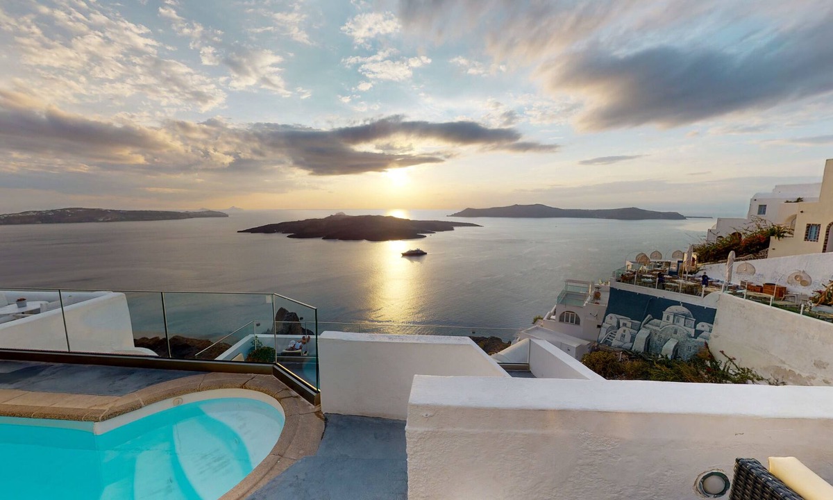 Fira House | Neoklassiko Koukouli Family room sea view