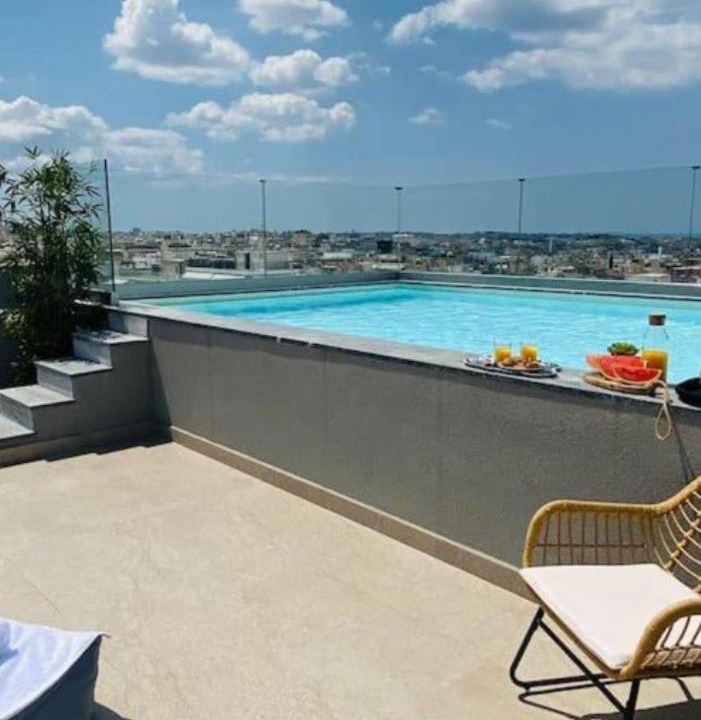 Kallithea Apartment | New Modern 2BD aprt with shared rooftop pool B2