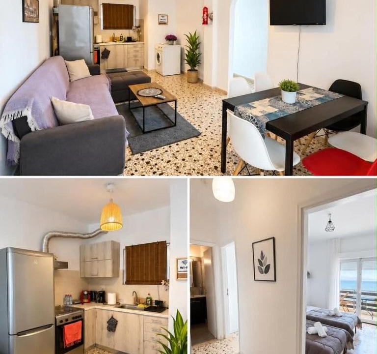 Spata-Artemida Apartment | OCEAN VISTA Beachfront Apartment Near Airport-B2