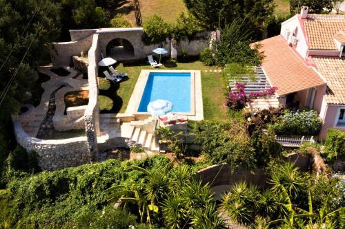 Agios Markos Villa | Old Olive Press Sea and Mountain