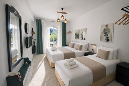Vatos Apartment | Olive Studio ,Balcony with Mountain View, Kitchenette, 1km to Beach ,by likeyourhome