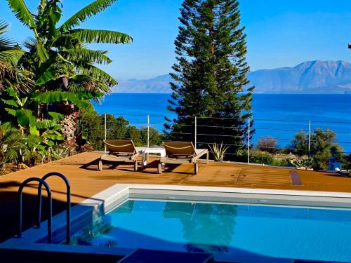 Kato Diminio Apartment | Rastoni Sea View Studio with Shared Pool