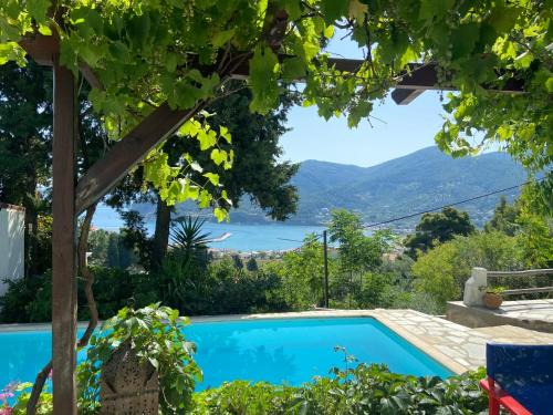 Skopelos Town Villa | Romantic Lemonia Cottage with private pool & stunning sea view