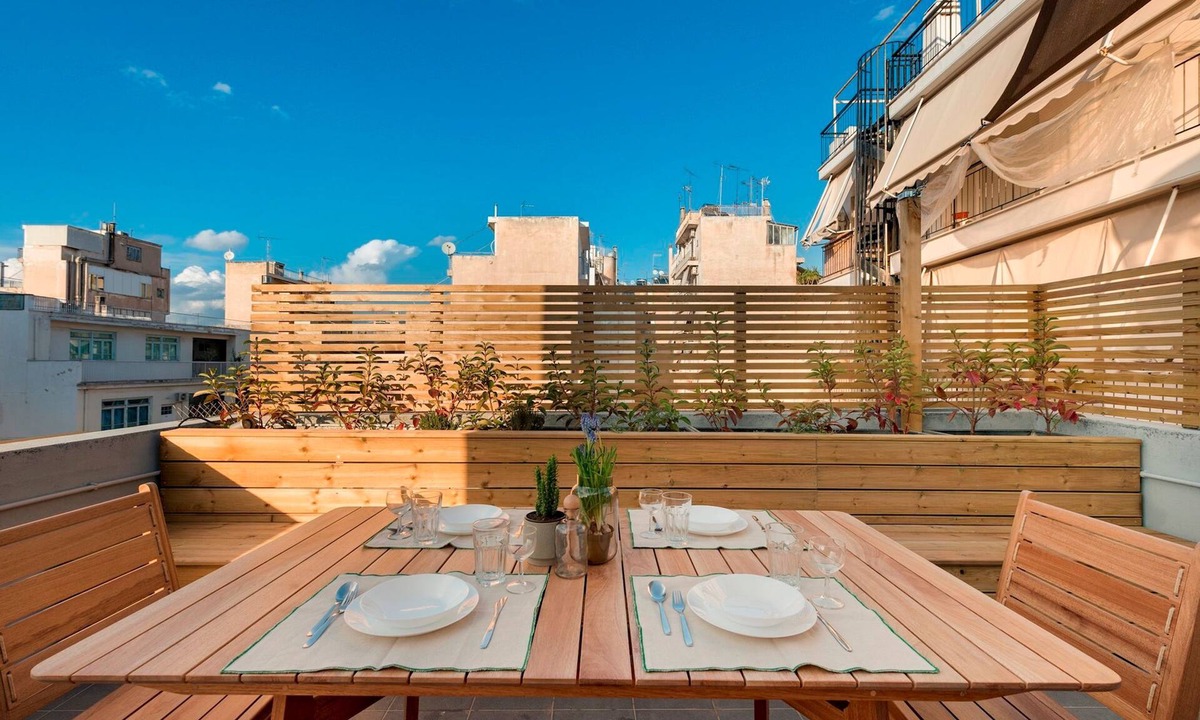 Piraeus Apartment | Royal Premium Apartment -120sq -common Terrace