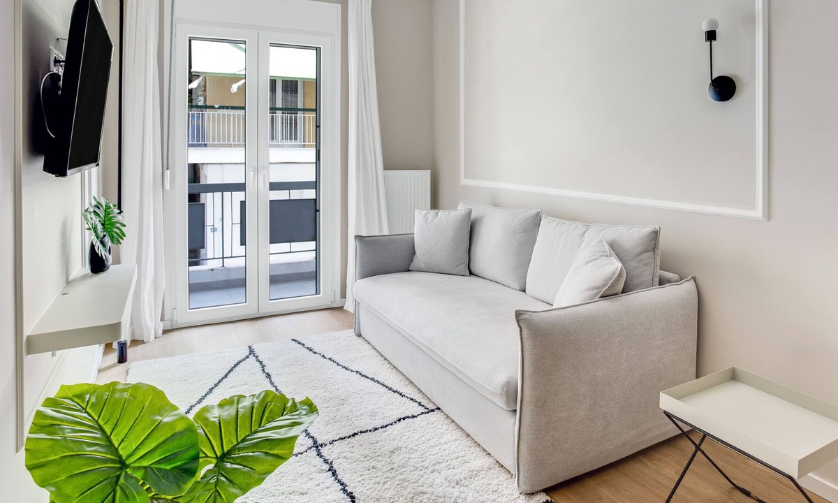 Neapoli-Sykies Apartment | Sanders New Town - Inviting 1-Bdr. Apt. w/ Balcony