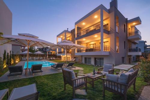Nea Fokaia Apartment | Sea Wind Luxury Apartments with Pool Kassandra Halkidikι