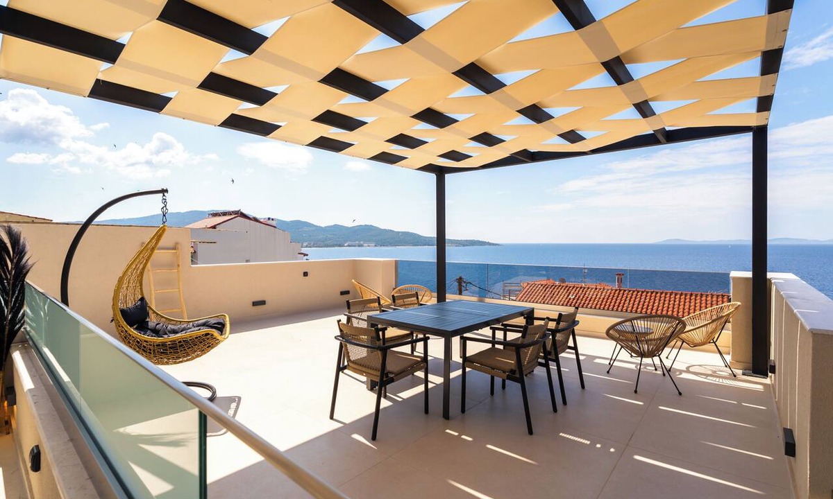 Neos Marmaras Apartment | SithoniaRS Boho Edition Luxury Roofgarden I