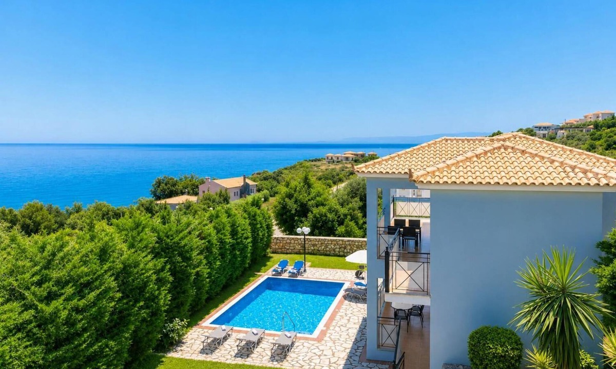 Skala Villa | Skala Villa Blue - Three Bedroom Villa, Sleeps 6