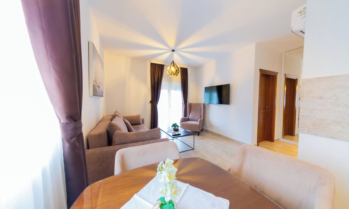 Sutomore Apartment | Spacious 1BR Apt for 3 w/Terrace & Pool