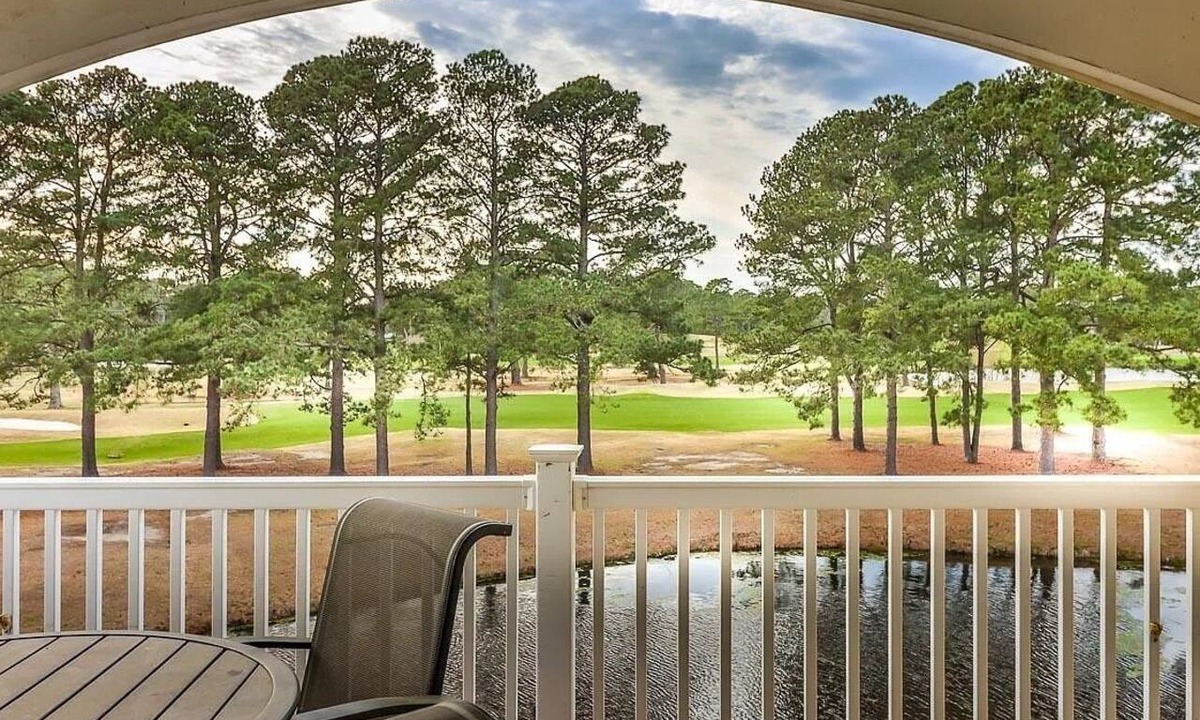 Evrotas Condo | Spacious 3-bedroom Condo with view of stream and golf course.