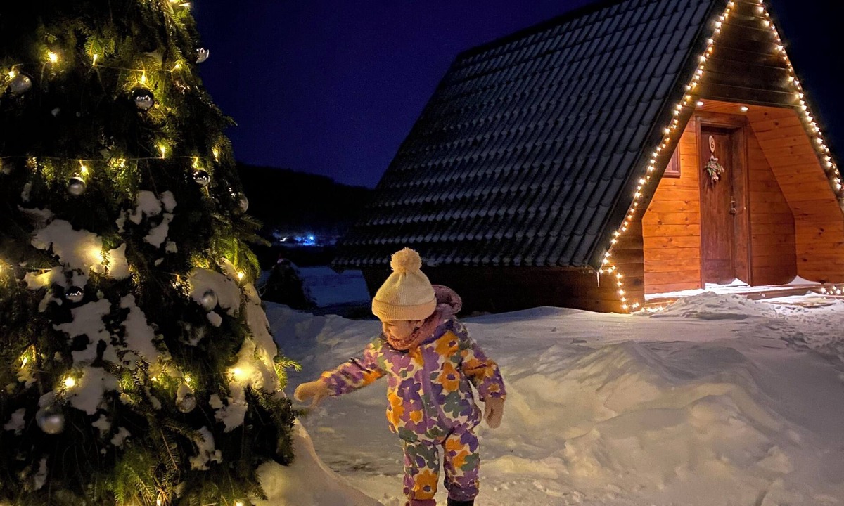 Kolasin House | Spacious Wooden Bungalow with Pool – Ideal for Couples or Families