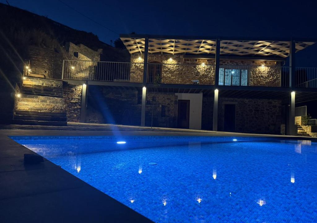 Agia Galini Villa | Stone Villa, Infinity Pool & Libyan Sea Views