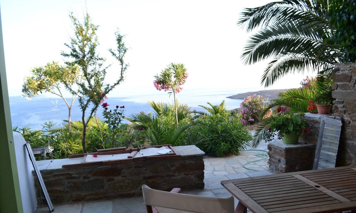 Tinos Town Apartment | Studio At Villa Ioanna With Gorgeous Sea View