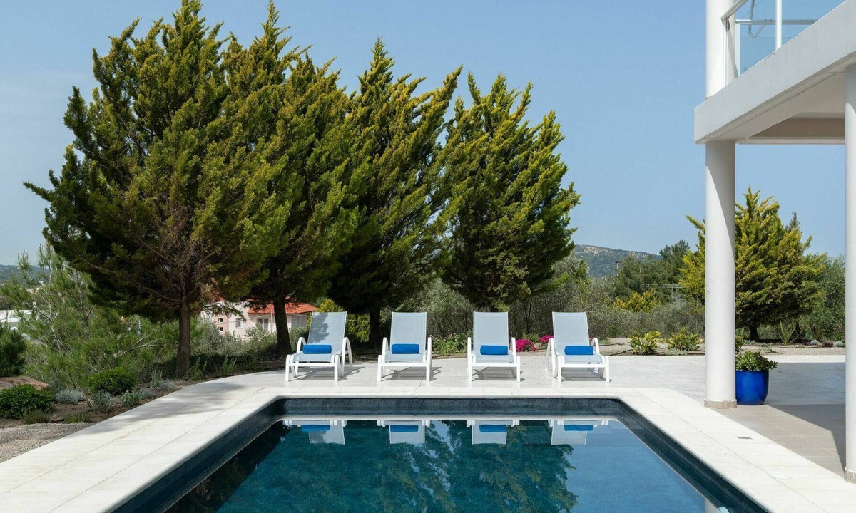 Pastida Villa | Stunning private villa with A/C, private pool, WIFI, TV, balcony, panoramic view and parking