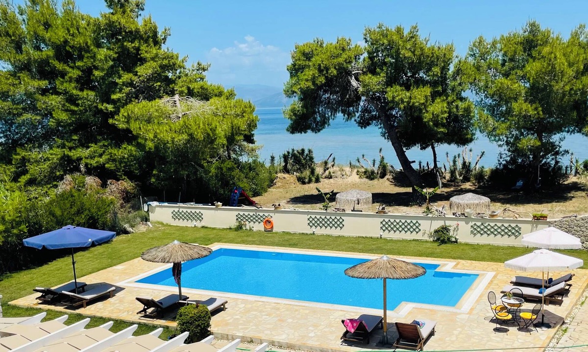 Lefkimmi Villa | SUNRISE BEACH - YOUR DREAM SEASIDE VILLA, DIRECT ACCESS ONTO QUIET SANDY BEACH