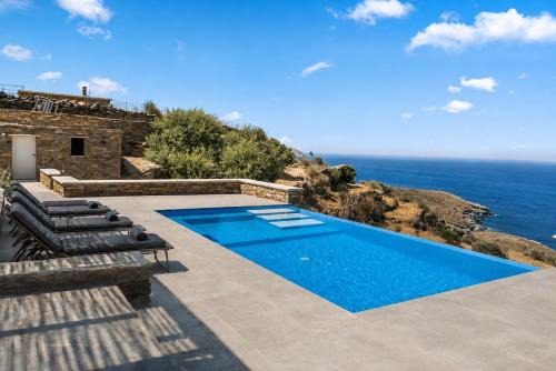 Andros Town Villa | Syneti Horizon Villa - Infinity Pool & Sea Views