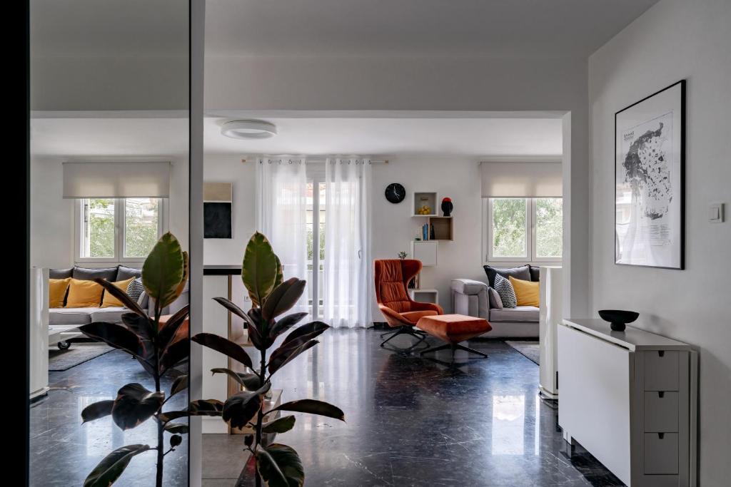 Palaio Faliro Apartment | The Black Marble - Sea View, 2BR, 2BA in Paleo Faliro