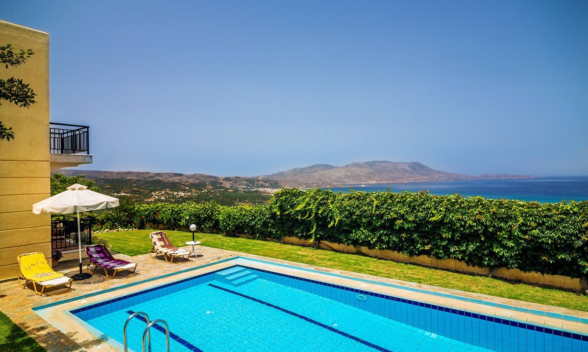 Kissamos Villa | Two storey stone built House with Private Pool