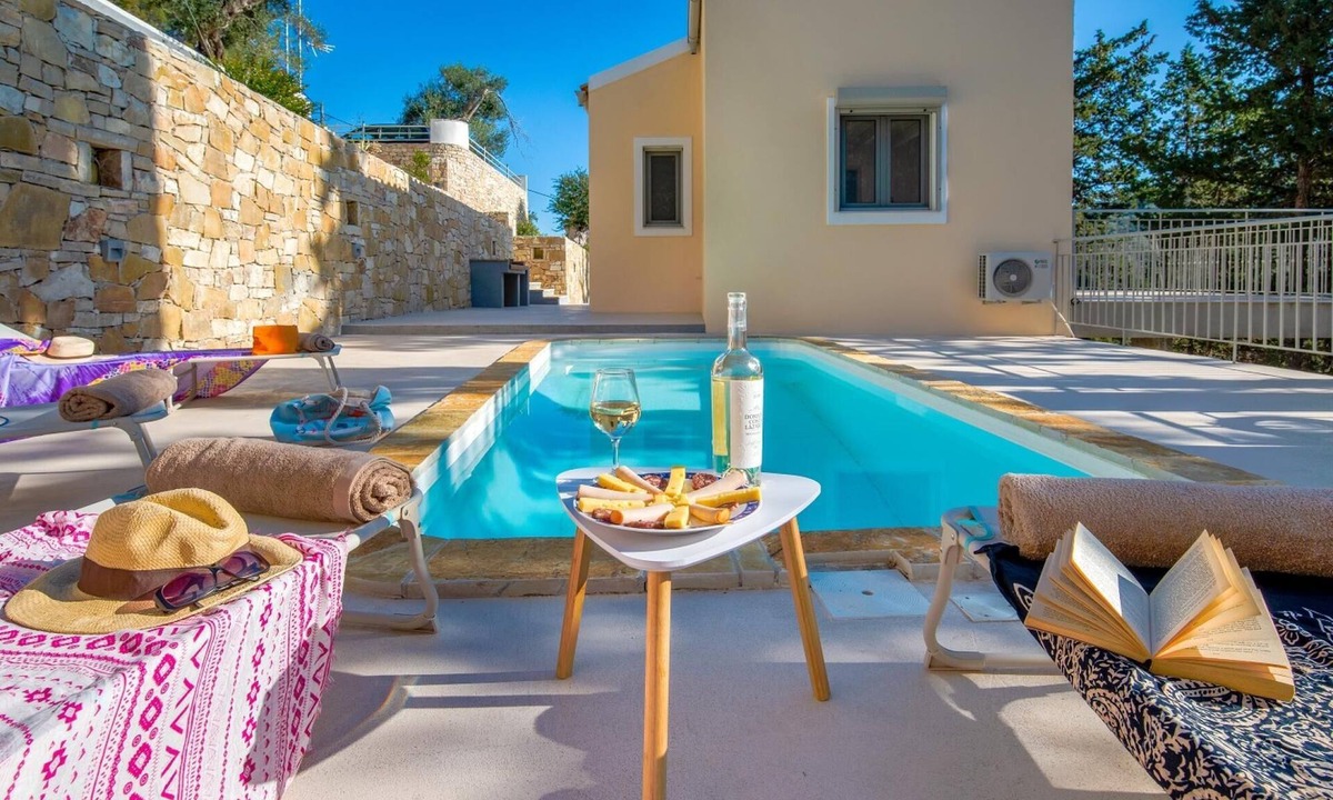 Koutsi Villa | Villa Alexandros Swimming Pool Walk to Beach A C Wifi - 3454