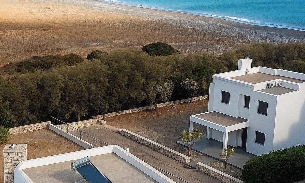 Lahania Villa | Villa Solmar Rhodes. Seafront Escape: Luxurious Villa on Lachania Beach.